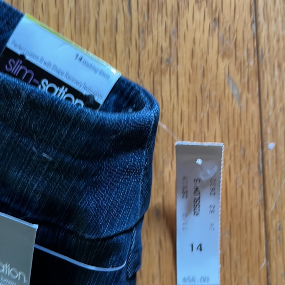 Stretch denim walking shortS 14 SLIM-STATION tummy control panel shape recovery - Picture 3 of 7